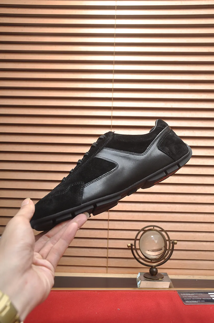 Men's shoes 💰560💶【PRADA】Couple's casual shoes, originally developed 1:1, made of high-mercerized cowhide with imported cowhide, silk sheepskin lining, rubber outsole, comfortable and soft on the feet, size for women: 35 to 41. Male 38 to 48💰🔥🔥🔥🔥🔥